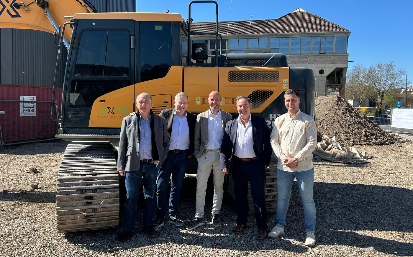 Début du chantier de la future crèche à Verviers